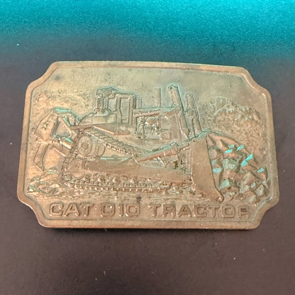 Belt Buckle - Caterpillar D10 tractor